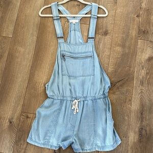 Lovestitch Romper in Chambray Cotton with Adjustable Straps